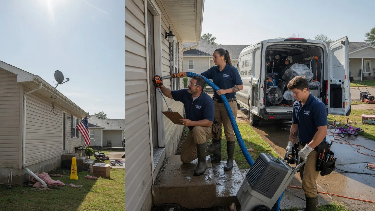 Ceiling Water Damage Restoration in Madison Heights, VA near me